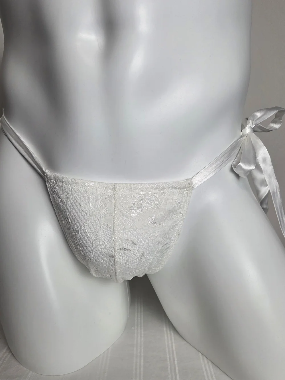 Cosabella White Tie-Side Brief